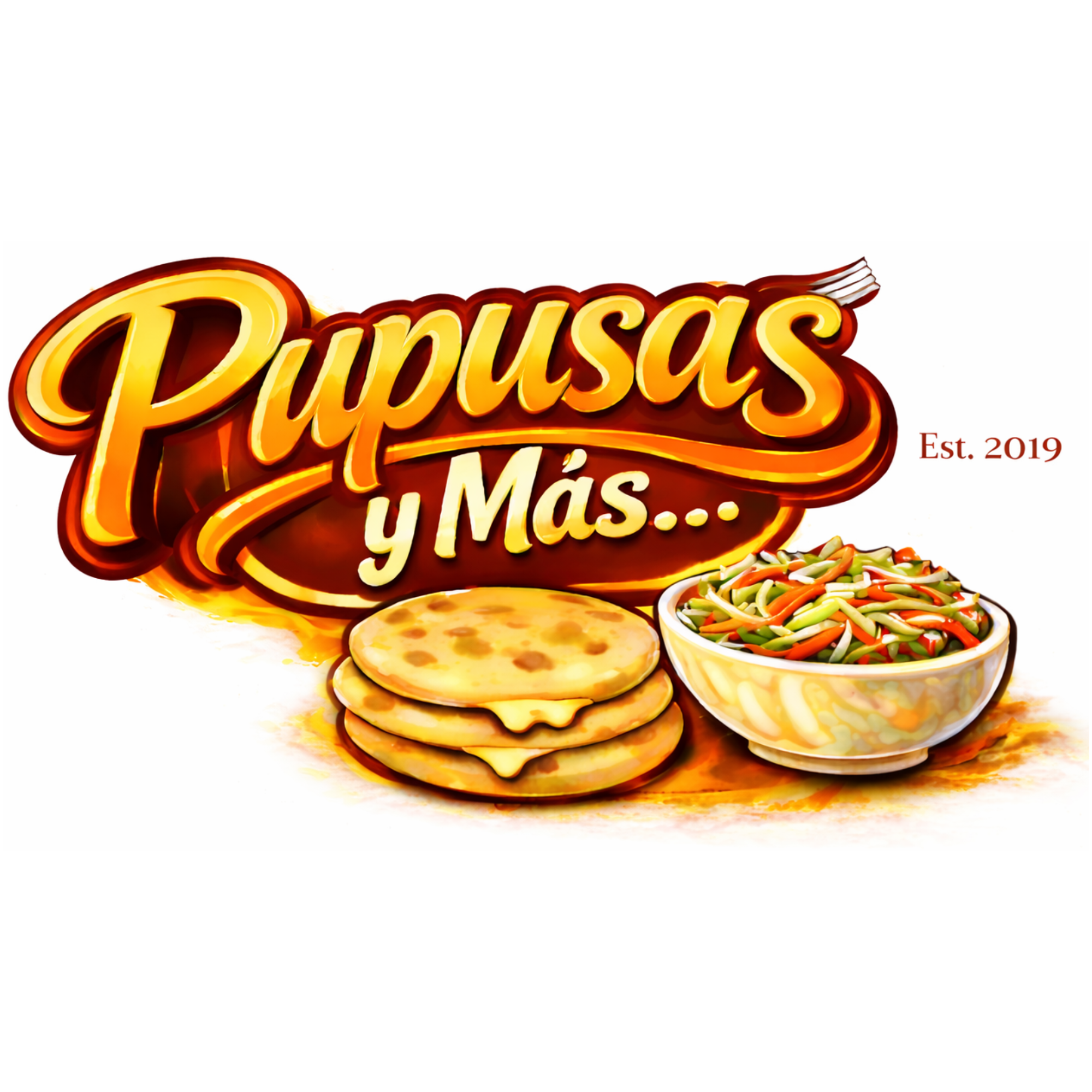 Logo Pupusas y Más